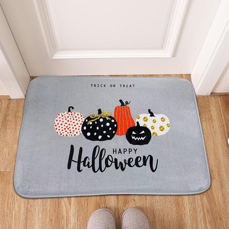 Halloween Doorway Foot Pad Entryway Carpet Horror Decor