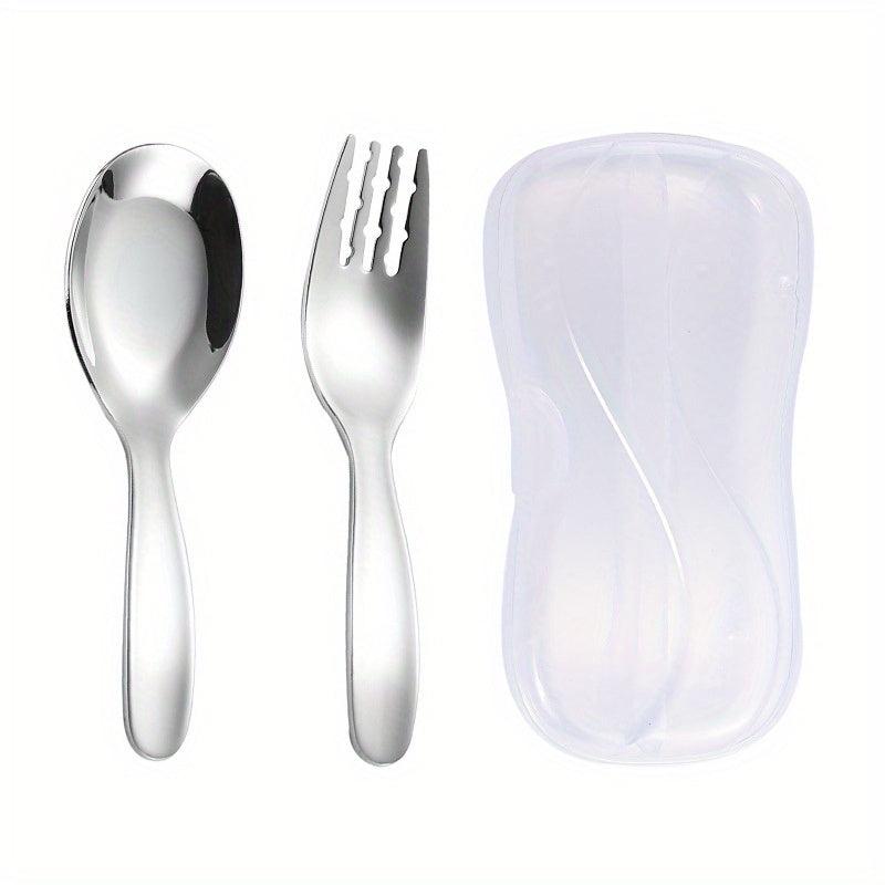 316 Stainless Children's Cutlery Set, Portable Tableware for Dinner