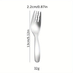 316 Stainless Children's Cutlery Set, Portable Tableware for Dinner