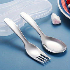 316 Stainless Children's Cutlery Set, Portable Tableware for Dinner