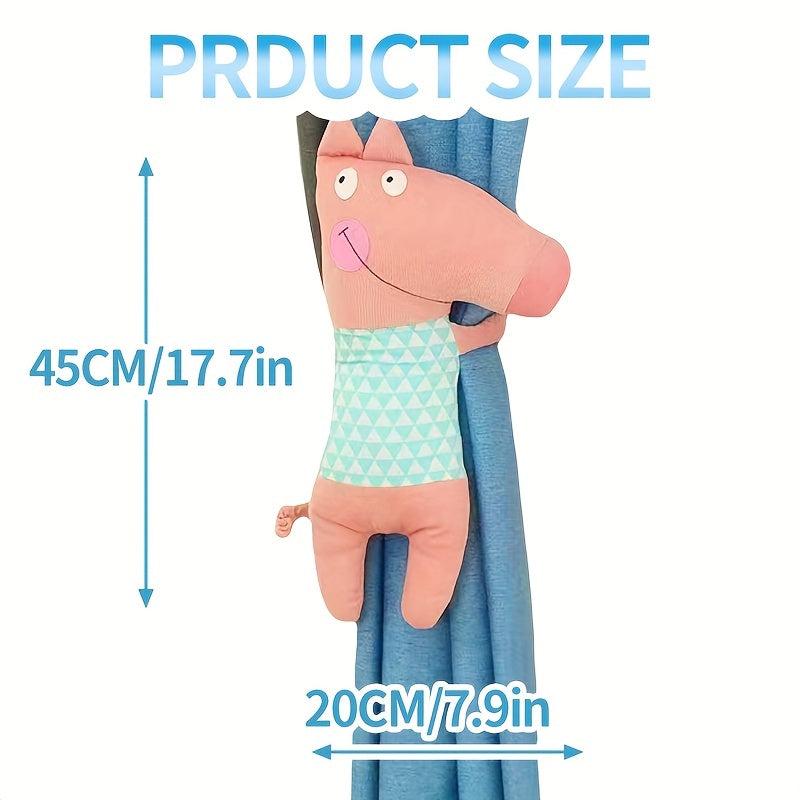 2pcs Decorative Cartoon Curtain Buckles Tiebacks with Pearl Rope