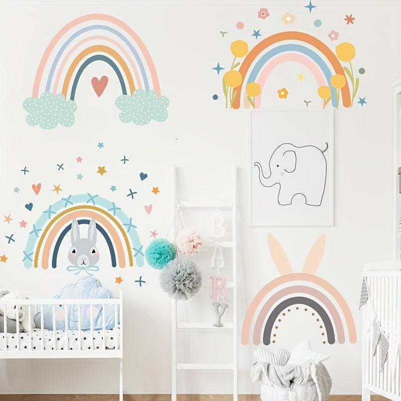 Rainbow Wall Stickers Self Adhesive Decals Home Room Decor