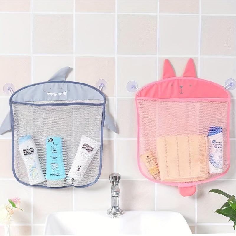 Cute Animal Wall Hanging Mesh Bag Bathroom Drain Storage Filter