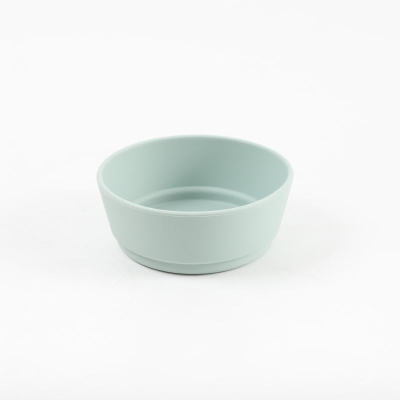 Baby Silicone Cutlery Set 4pcs Suction Cup Bowl