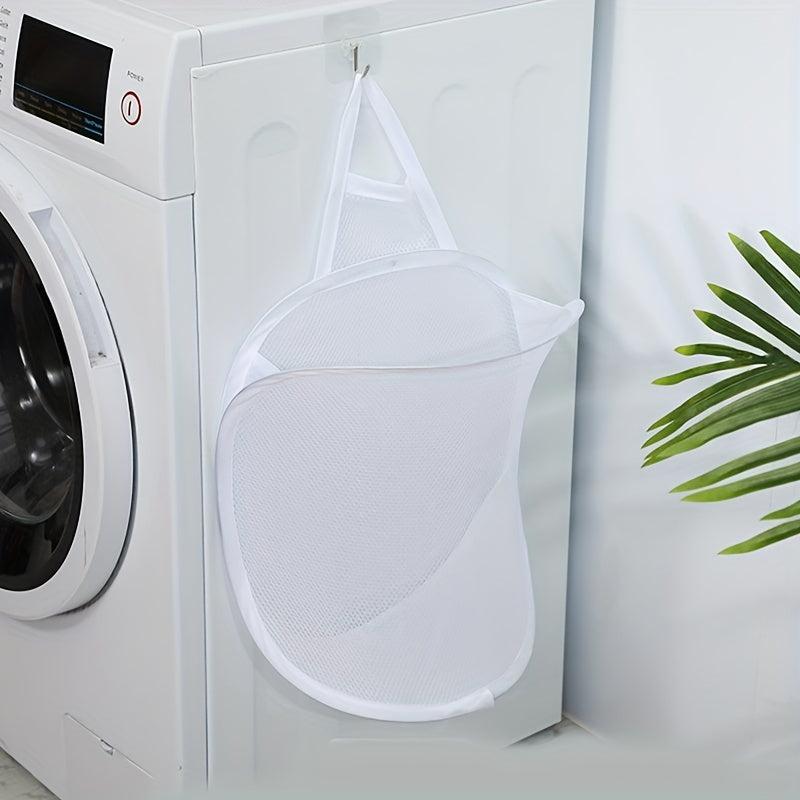 Wall Mounted Laundry Basket Foldable Household Dirty Clothes Storage
