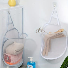 Wall Mounted Laundry Basket Foldable Household Dirty Clothes Storage
