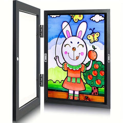 A4 Children's Art Hanging Picture Frame Front Opening