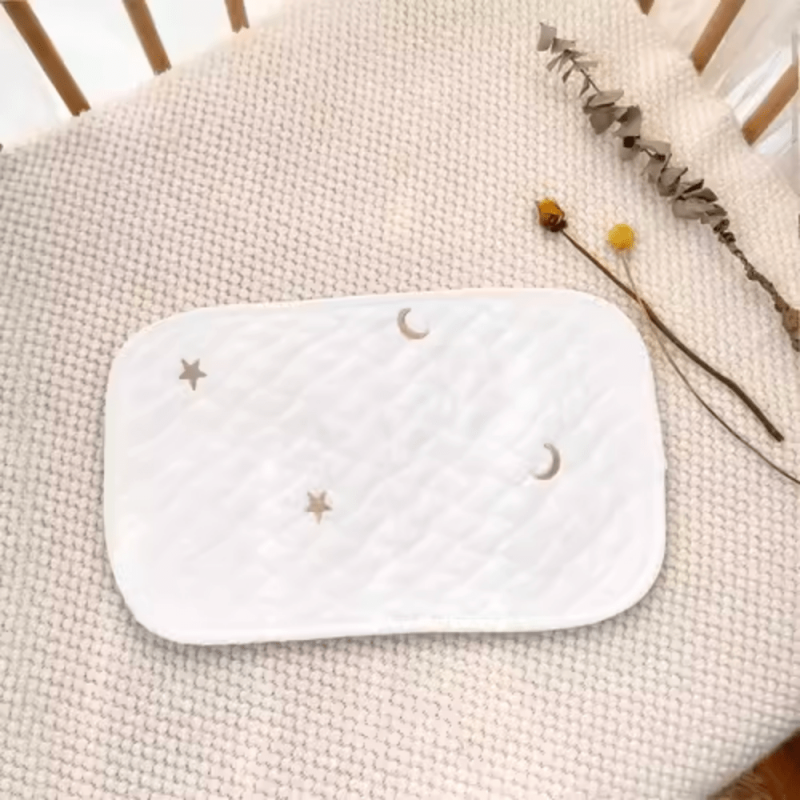 Newborn Flat Pillow 0-12 Months Anti-Spitting Baby Cloud Pillow
