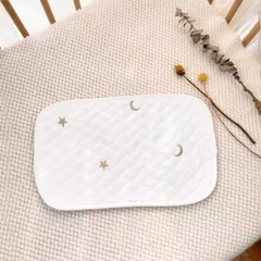 Newborn Flat Pillow 0-12 Months Anti-Spitting Baby Cloud Pillow