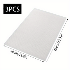 Refrigerator Liners Set of 10 Washable Mats for Shelves