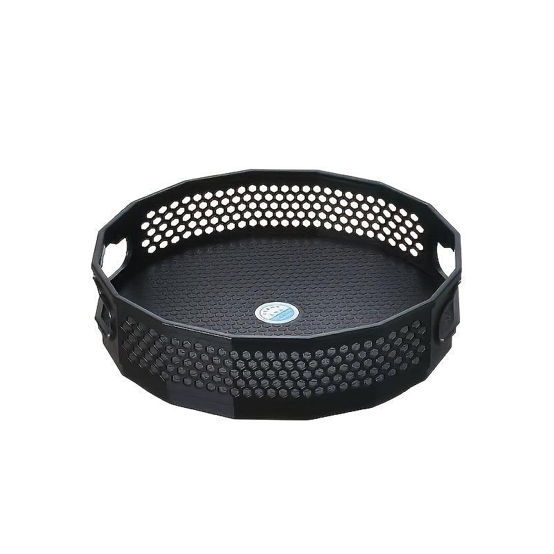 Round Turntable Kitchen Storage Cosmetic Storage Tray Rotating