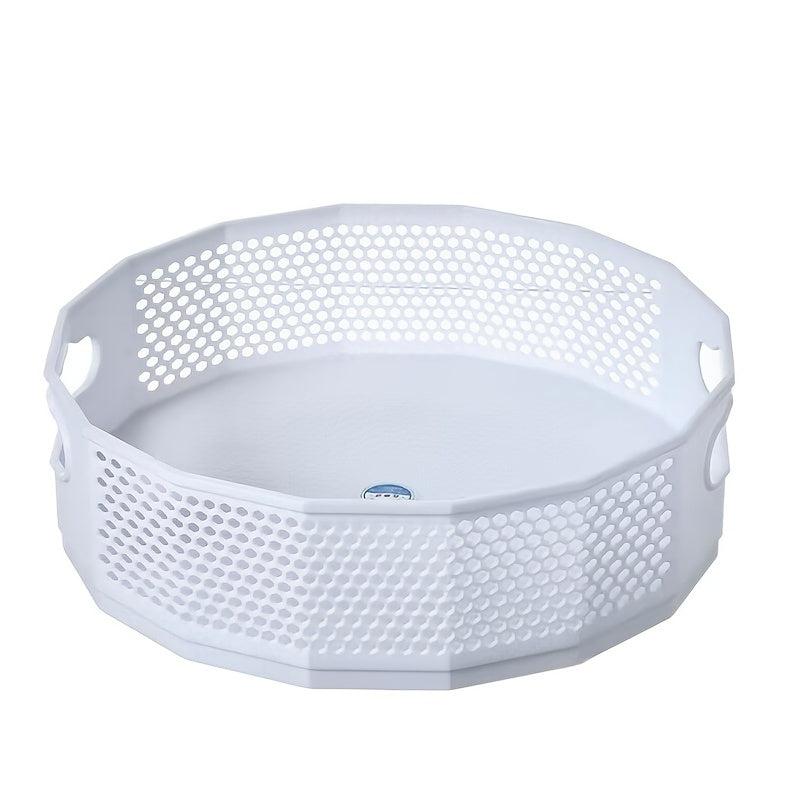 Round Turntable Kitchen Storage Cosmetic Storage Tray Rotating