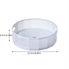 Round Turntable Kitchen Storage Cosmetic Storage Tray Rotating