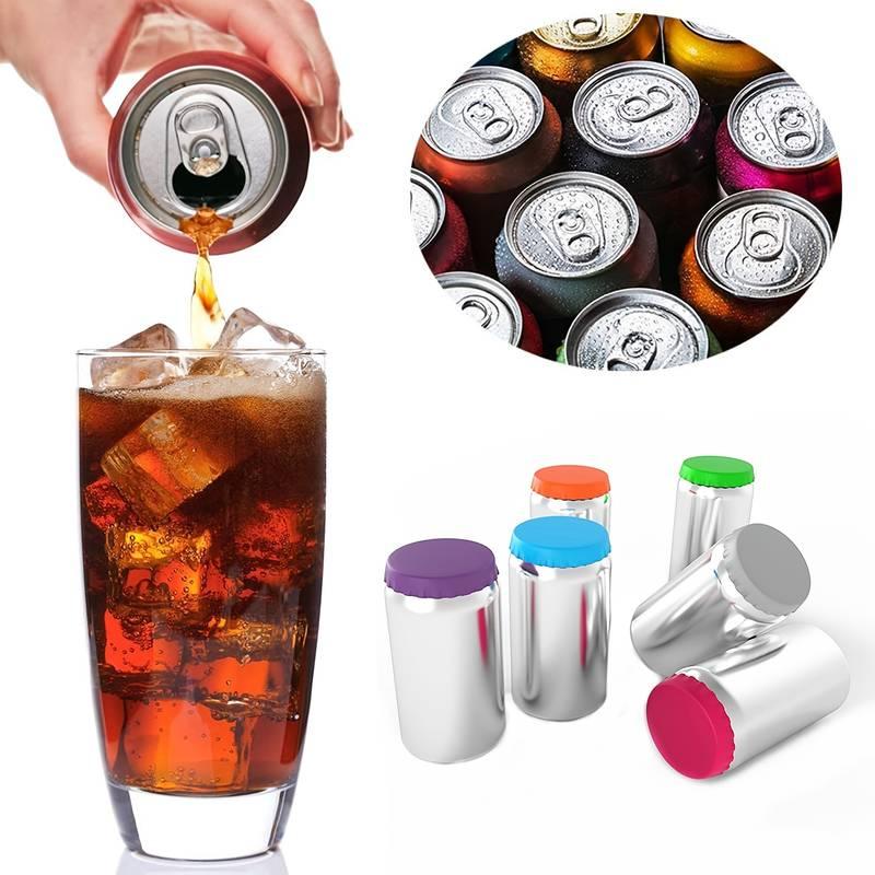 Silicone Soda Can Lids Beverage Closure Leak-Proof Stopper
