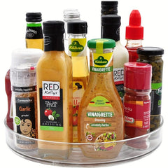 1pc Rotating Seasoning Bottle Rack Kitchen Storage Organizer for Spices