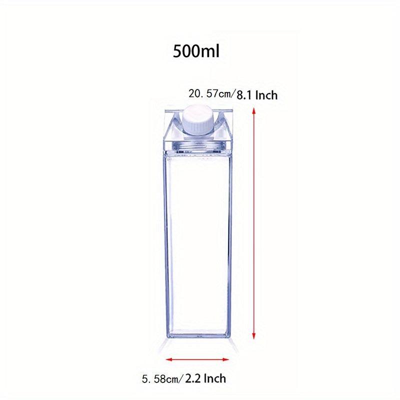 500-1000ml Water Bottle Large Capacity Drinking Jug Portable Plastic Bottle