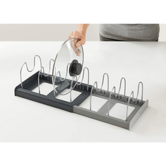 Pot Lid Rack Kitchen Supplies Storage Rack Countertop Telescopic