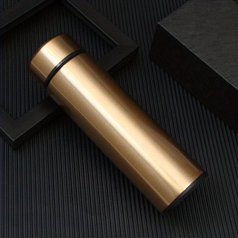 LED Temp Measurement Thermal Cup Stainless Steel Vacuum Fall Proof Portable