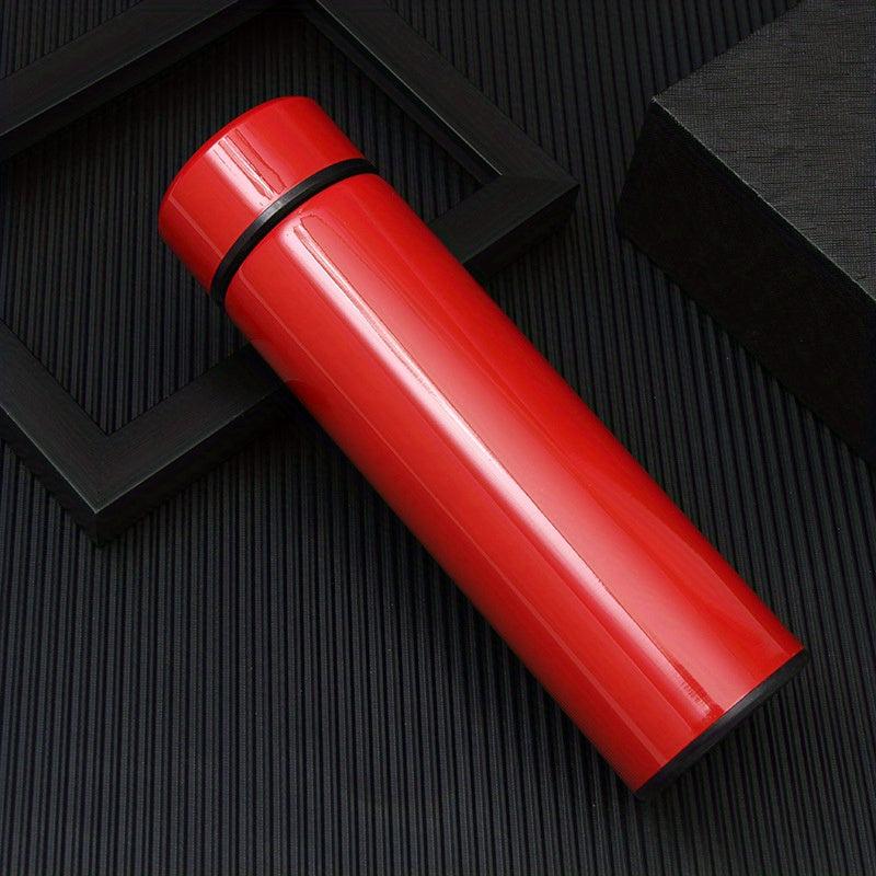 LED Temp Measurement Thermal Cup Stainless Steel Vacuum Fall Proof Portable