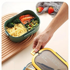 Large Leakproof Bento Box for Teens & Workers, Double Layer