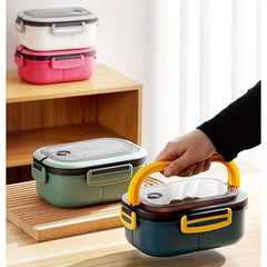 Large Leakproof Bento Box for Teens & Workers, Double Layer