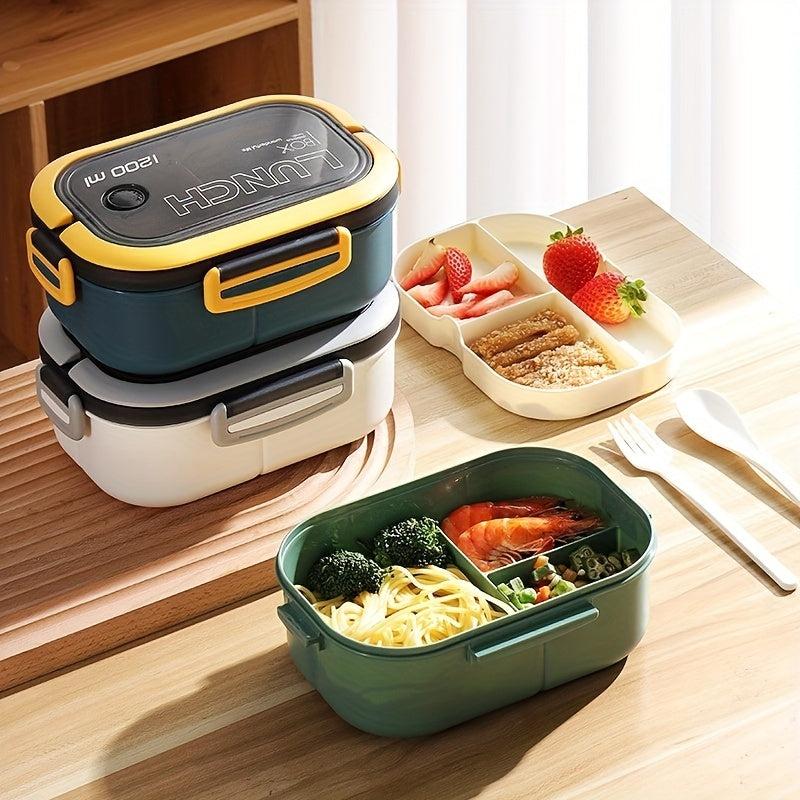 Large Leakproof Bento Box for Teens & Workers, Double Layer