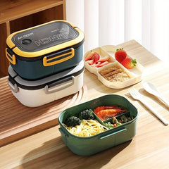 Large Leakproof Bento Box for Teens & Workers, Double Layer