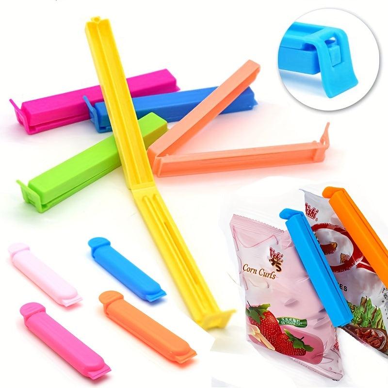 10pcs Food Sealing Clip Potato Chip Snack Clamp Bagged Food Sealing Clip