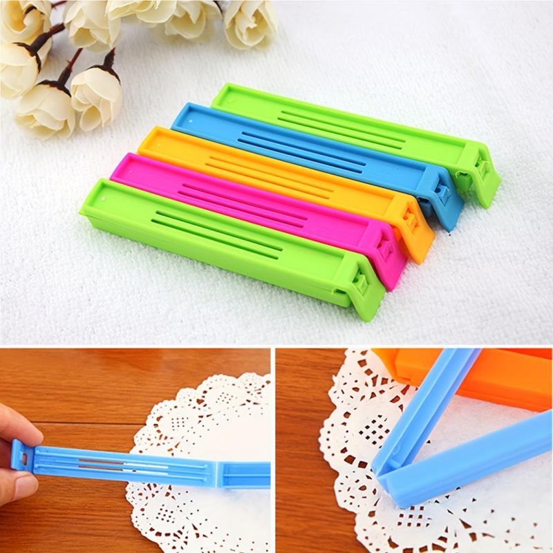 10pcs Food Sealing Clip Potato Chip Snack Clamp Bagged Food Sealing Clip