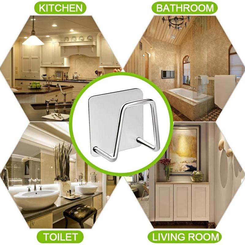 Kitchen Sink Sponges Holder Self Adhesive Drying Rack