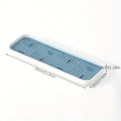 Kitchen Storage Drain Tray Dish Drying Rack Sponge Holder Countertop Organizer