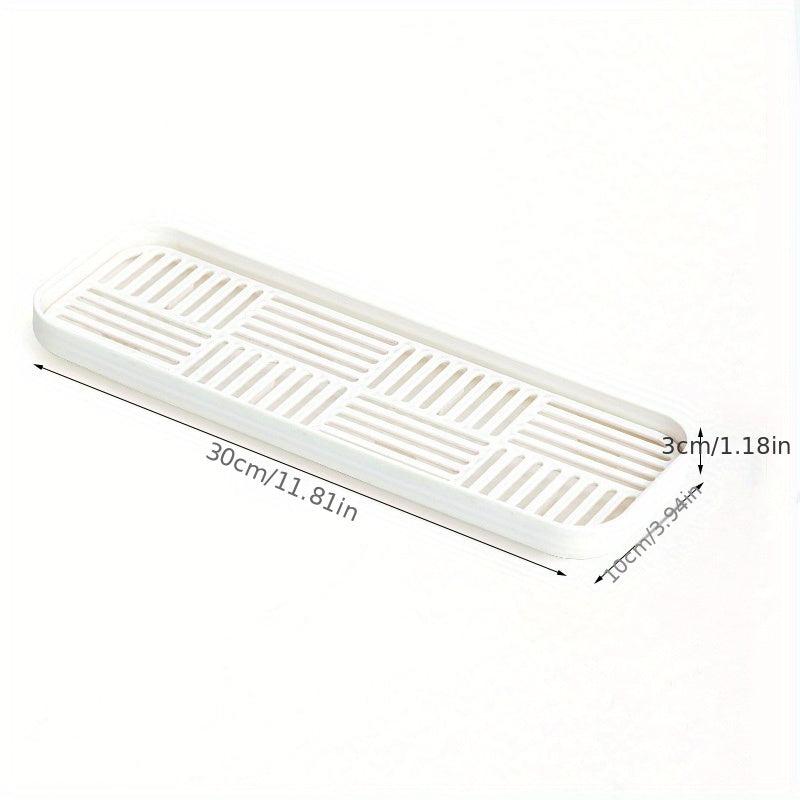 Kitchen Storage Drain Tray Dish Drying Rack Sponge Holder Countertop Organizer