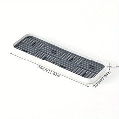 Kitchen Storage Drain Tray Dish Drying Rack Sponge Holder Countertop Organizer