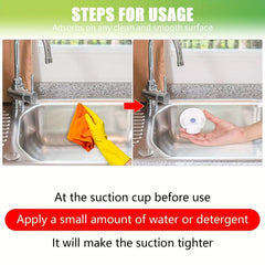 Sponge Holder with Suction Cup Mount, Smiley Design
