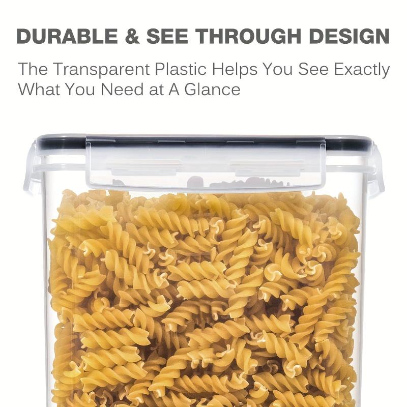 9pcs BPA Airtight Food Storage Containers with Lids, Labels, Markers