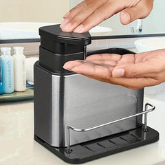 3-in-1 Sponge Holder & Organizer Tray for Kitchen Sink