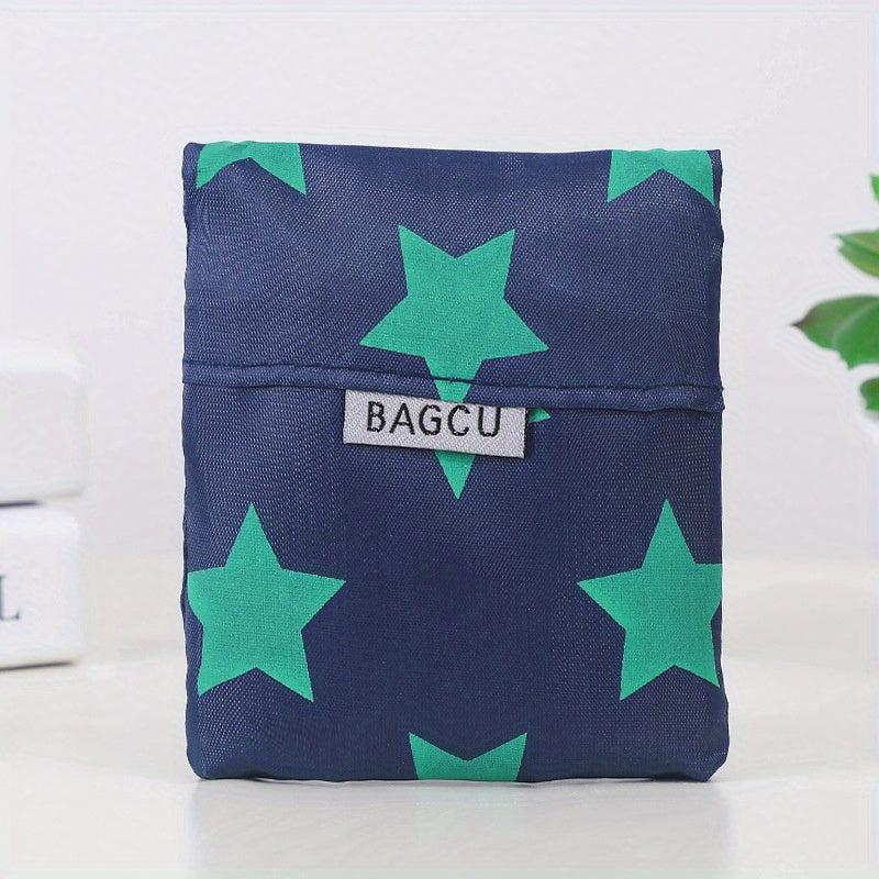 Large Capacity Folding Shopping Bag Oxford Cloth Reusable Portable