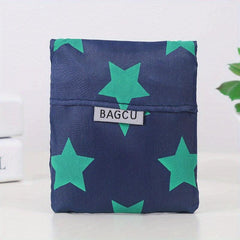 Large Capacity Folding Shopping Bag Oxford Cloth Reusable Portable
