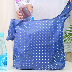 Large Capacity Folding Shopping Bag Oxford Cloth Reusable Portable