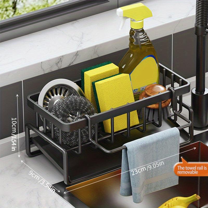 Sink Caddy Organizer Over Faucet Hanging Faucet Drain Rack Kitchen Accessories