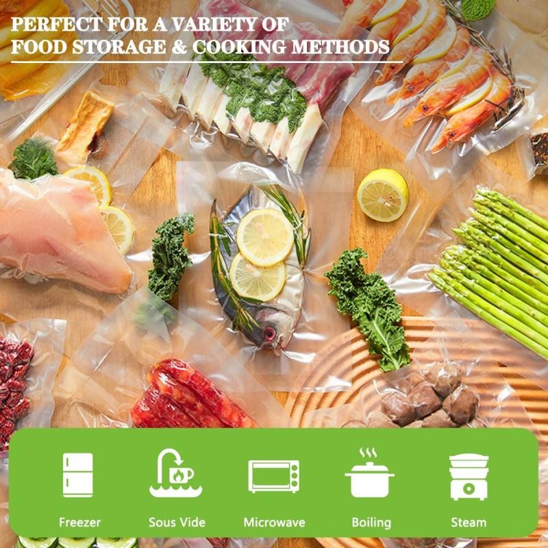 Vacuum Bags For Food Preservation BPA Embossed Vacuum Packaging Bags