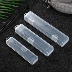 Dust-proof Tableware Box with Hooks for Spoons Forks Chopsticks