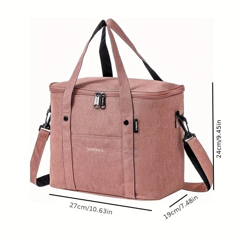 Insulated Lunch Bag For Men Women | Large Lunch Cooler Box Tote