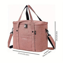 Insulated Lunch Bag For Men Women | Large Lunch Cooler Box Tote