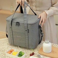 Insulated Lunch Bag For Men Women | Large Lunch Cooler Box Tote