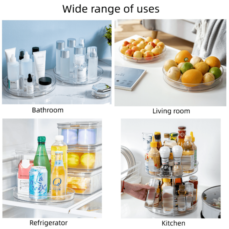 Multifunctional Rotating Spice Rack and Lazy Susan