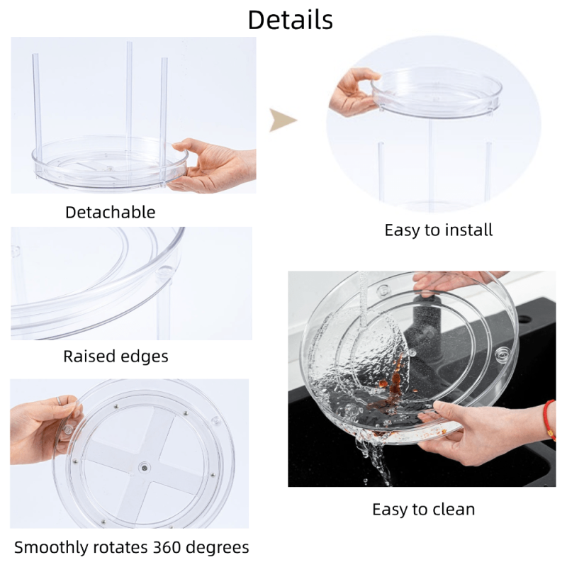 Multifunctional Rotating Spice Rack and Lazy Susan