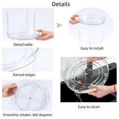 Multifunctional Rotating Spice Rack and Lazy Susan