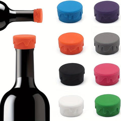 1pc Silicone Wine Bottle Stopper Reusable Wine Saver Beer Soda Cork Bottle
