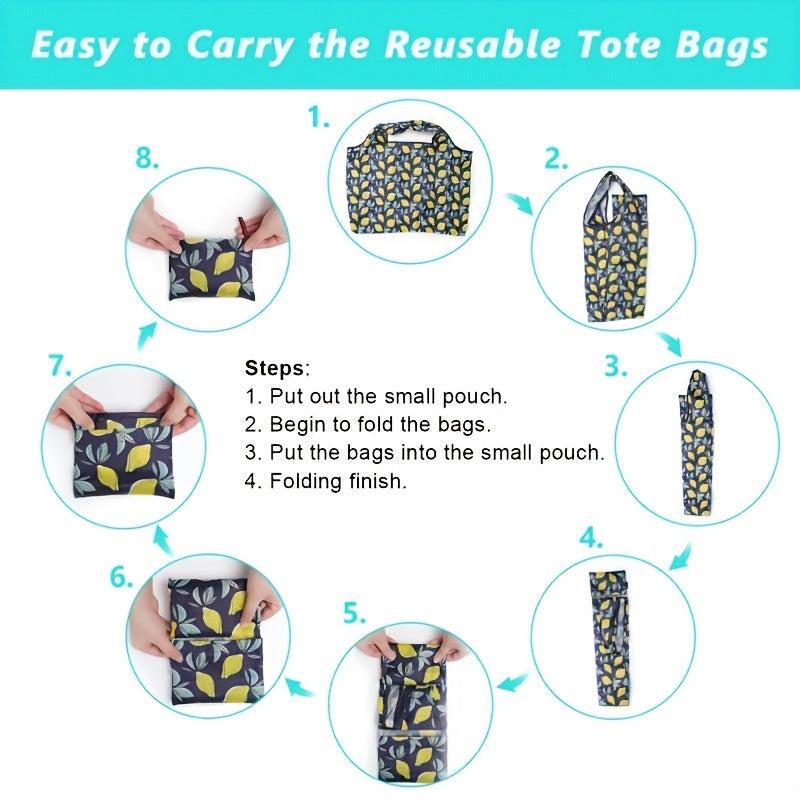 Striped Tote Bag Handbag Large Reusable Shopping Bag